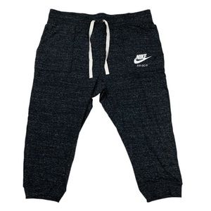 Nike Gray Cropped Joggers sz Large
